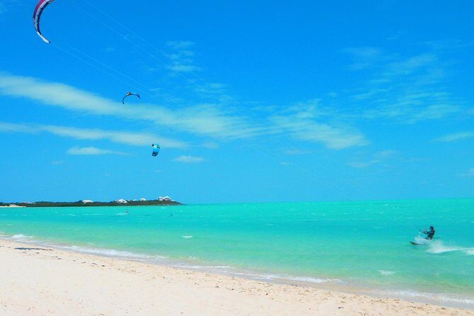 Bring A Friend Kiteboarding Lesson - Long Bay Beach Is the Right Classroom for Kiteboarding Lessons