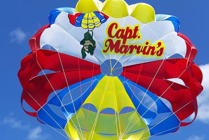 Capt Marvin Watersports / Parasail - Public Tour - Beach Pickup and the Quick Setup on the Water