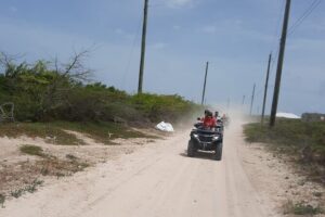 GRAND TURK: Luxury ATV Adventure Tour - Luxury automatic CFMoto ATVs: the comfort advantage (and the dust reality)