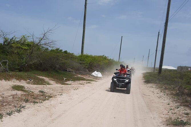 GRAND TURK: Luxury ATV Adventure Tour - Luxury automatic CFMoto ATVs: the comfort advantage (and the dust reality)