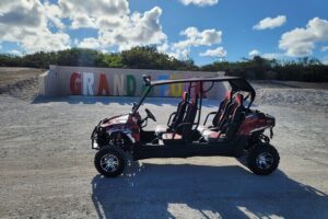 Trail Master UTV, 4 Seater - Grand Turk - Picking up outside the cruise port gates: quick start, clear next steps